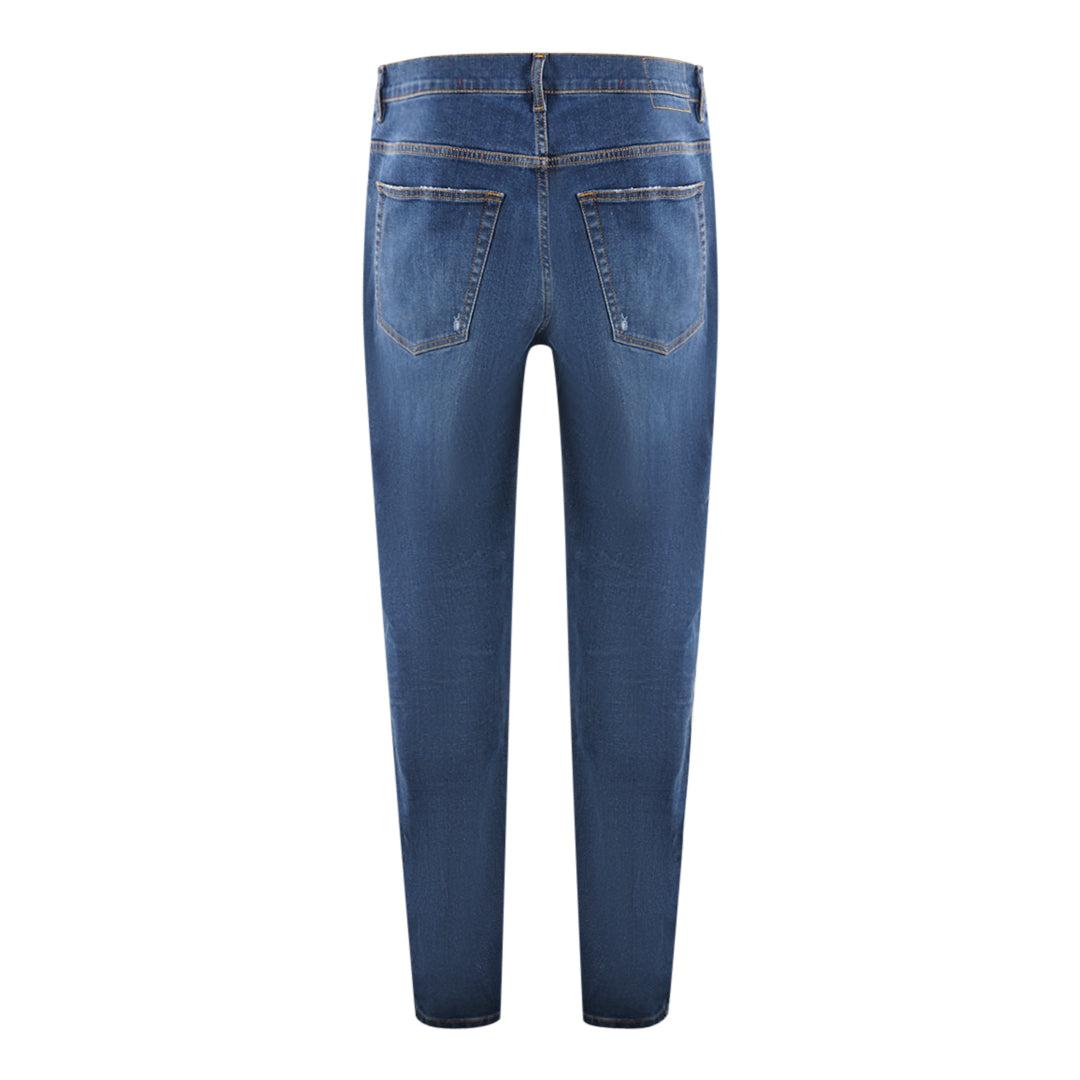 Washed Blue - Side - Diesel Mens D-Fining Jeans