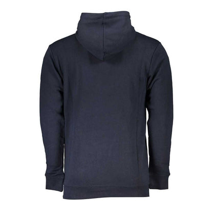 Navy - Back - Cavalli Class Mens Eagle Logo Hoodie