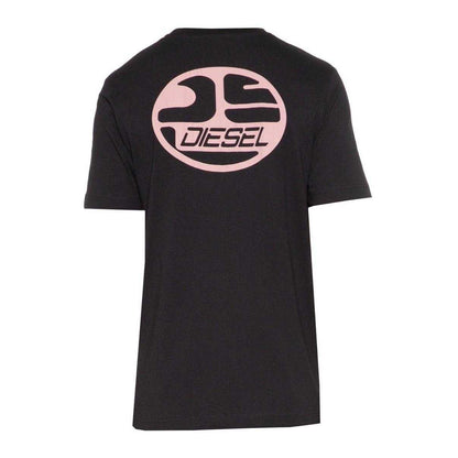 Black - Back - Diesel Unisex Adult Logo T-Shirt