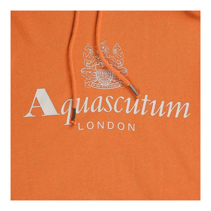 Light Grey - Lifestyle - Aquascutum Mens Active Big Logo Hoodie