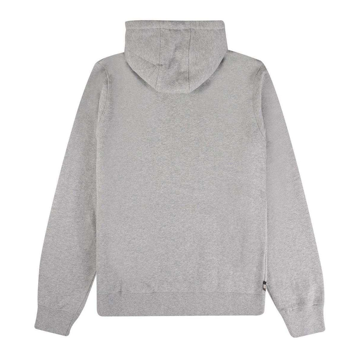 Light Grey - Back - Aquascutum Mens Active Big Logo Hoodie