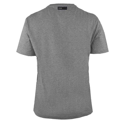 Dark Grey - Back - Plein Sport Unisex Adult Scratchy Logo T-Shirt