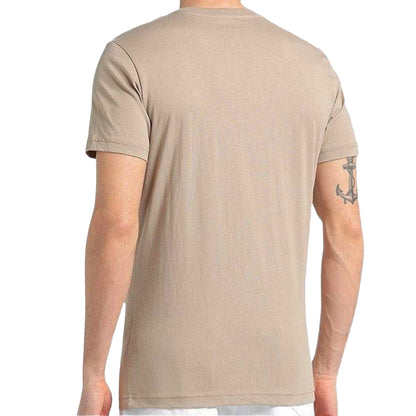 Beige - Back - Diesel Unisex Adult Medieval  T-Shirt