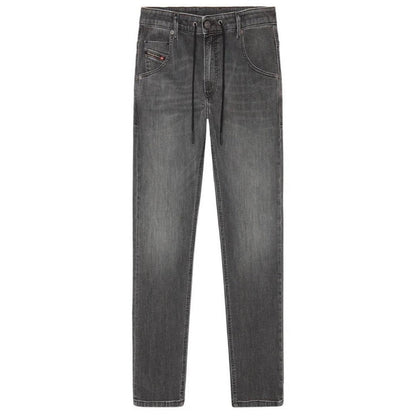 Grey - Front - Diesel Mens Krooley Y T Tailored Jeans