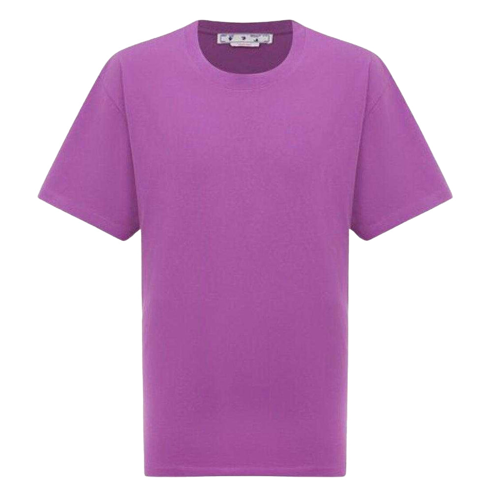 Purple - Front - Off White Mens Diagram Oversized T-Shirt