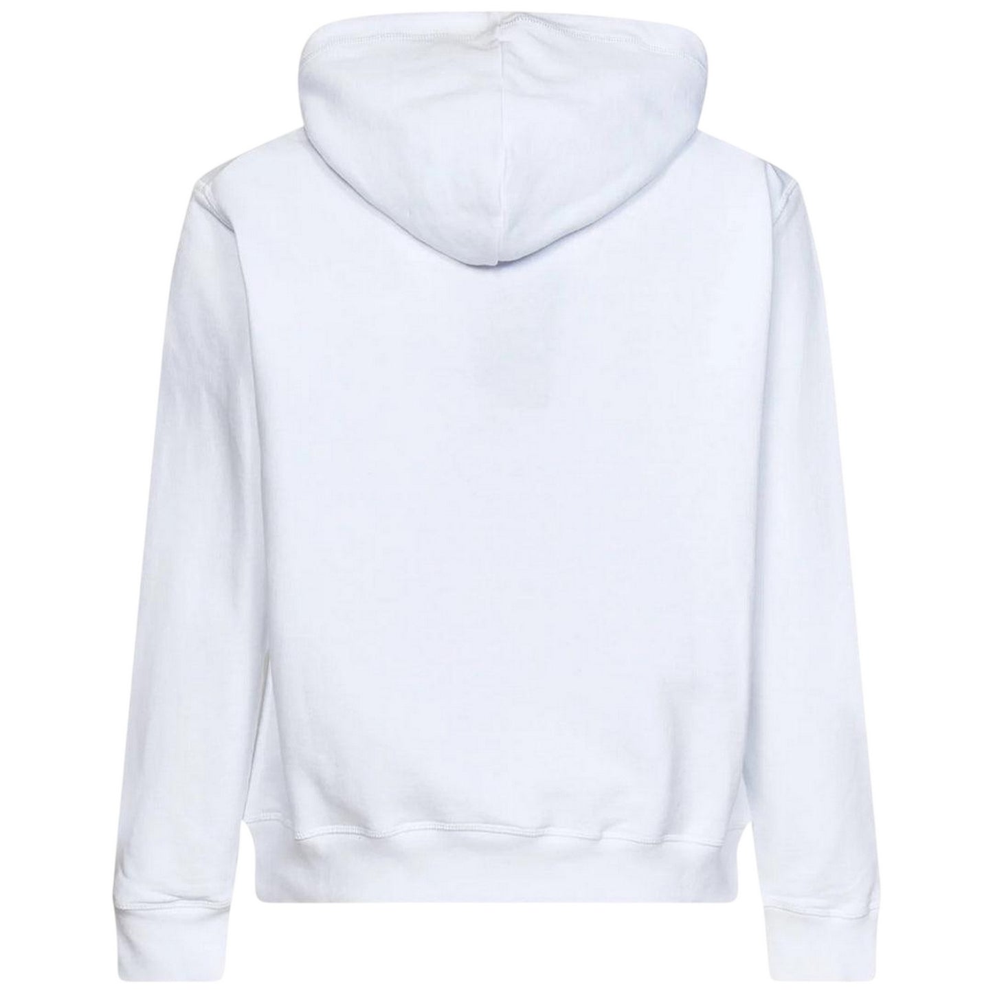White - Back - DSquared2 Mens Bob Marley Hoodie
