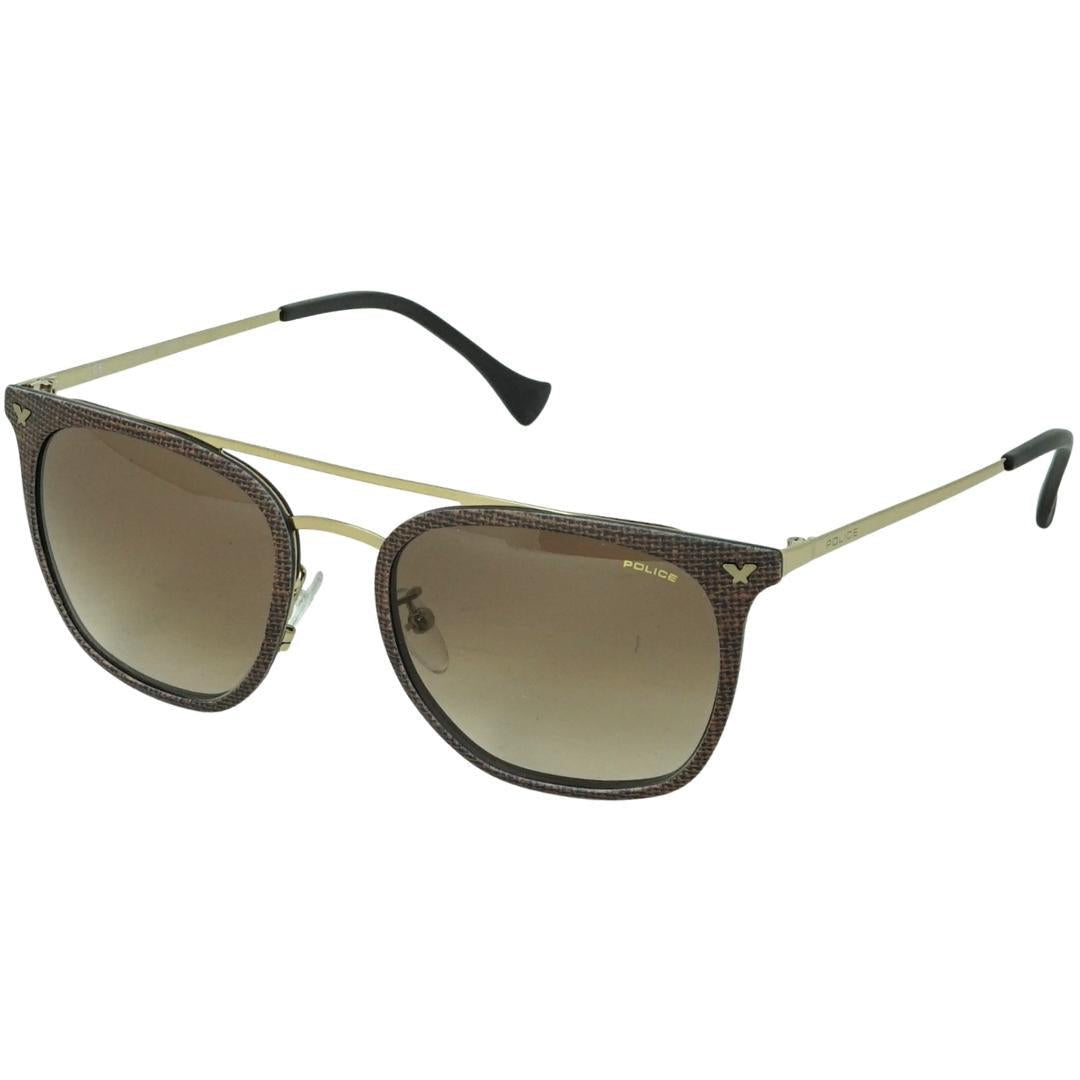 Gold - Back - Police Mens Spl152 Sunglasses