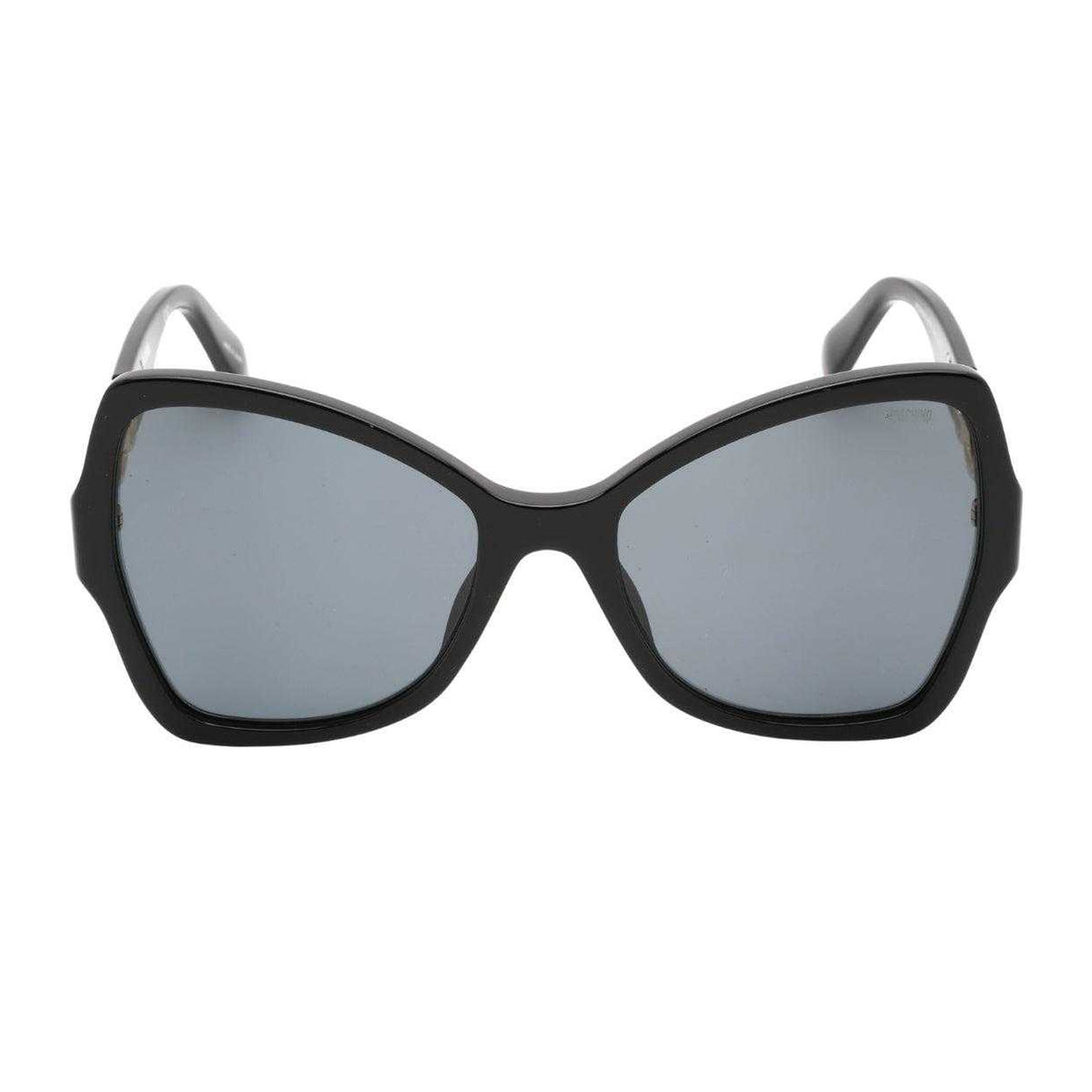 Black - Back - Moschino Womens-Ladies Butterfly Sunglasses