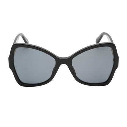 Black - Back - Moschino Womens-Ladies Butterfly Sunglasses