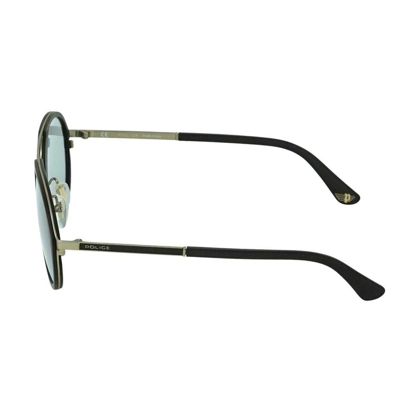 Black - Back - The Police Mens Logo Sunglasses