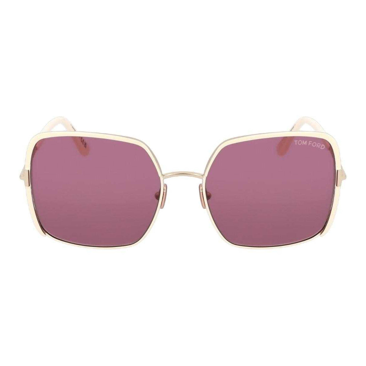 Gold - Back - Tom Ford Womens-Ladies Raphaela Butterfly Sunglasses