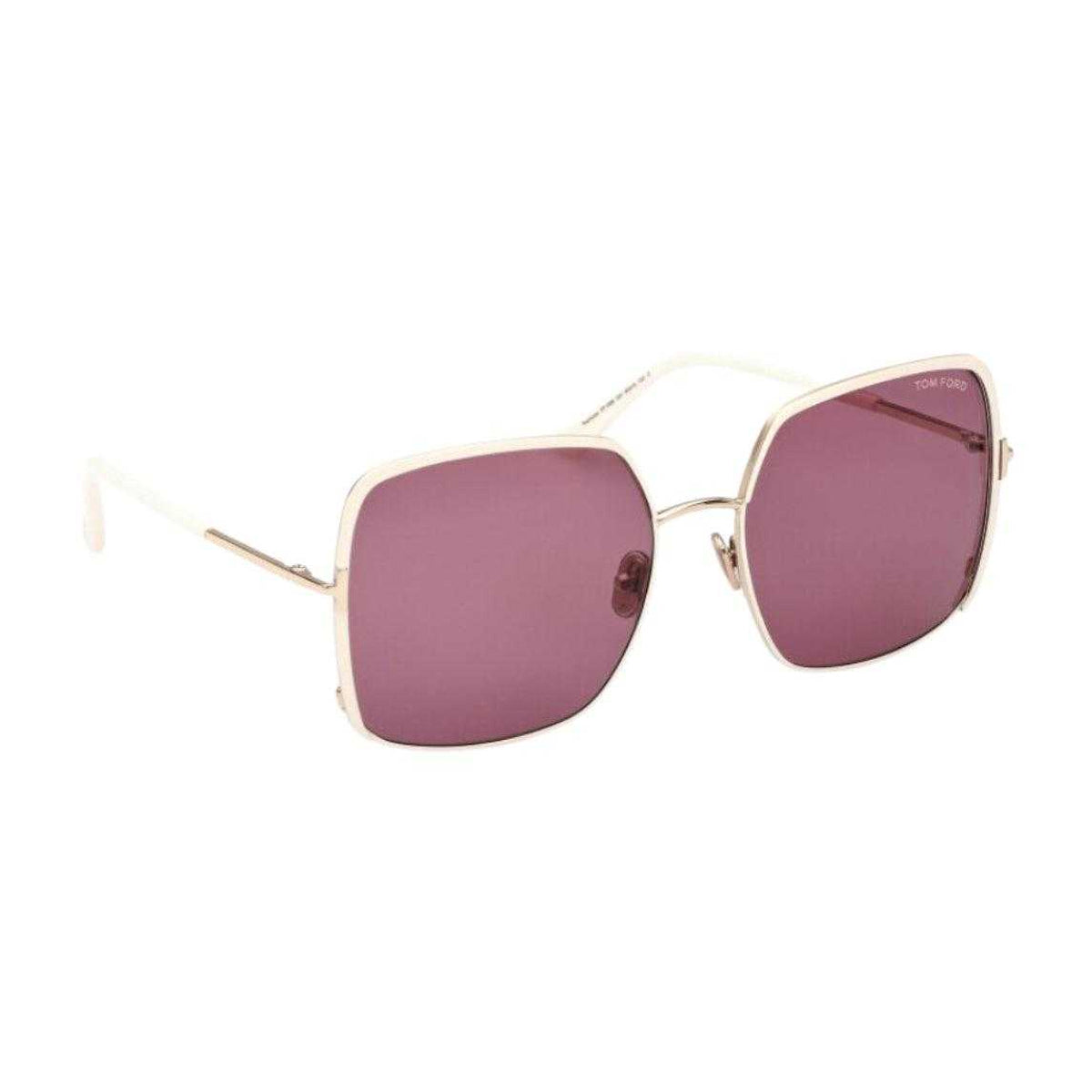 Gold - Front - Tom Ford Womens-Ladies Raphaela Butterfly Sunglasses