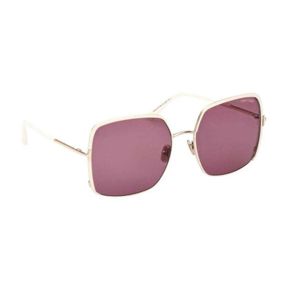 Gold - Front - Tom Ford Womens-Ladies Raphaela Butterfly Sunglasses