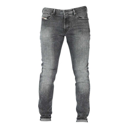 Grey - Front - Diesel Mens 1979 Sleeker Faded Jeans