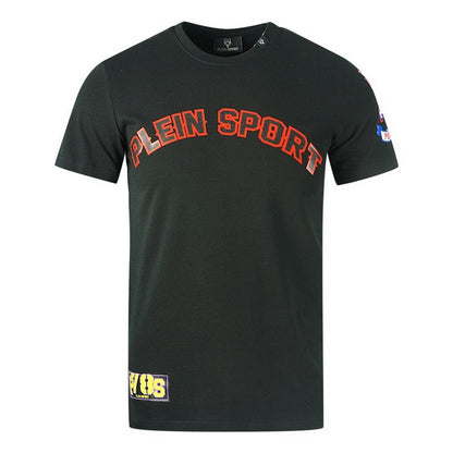 Black - Front - Plein Sport Unisex Adult Logo T-Shirt