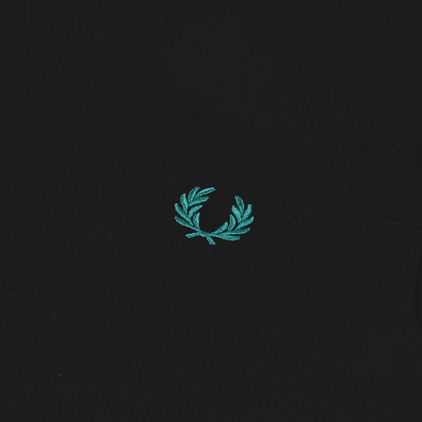 Black - Side - Fred Perry Unisex Adult Logo T-Shirt