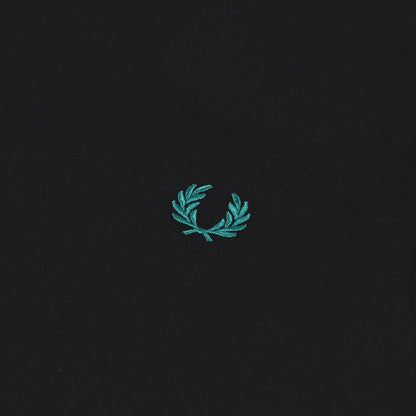 Black - Side - Fred Perry Unisex Adult Logo T-Shirt