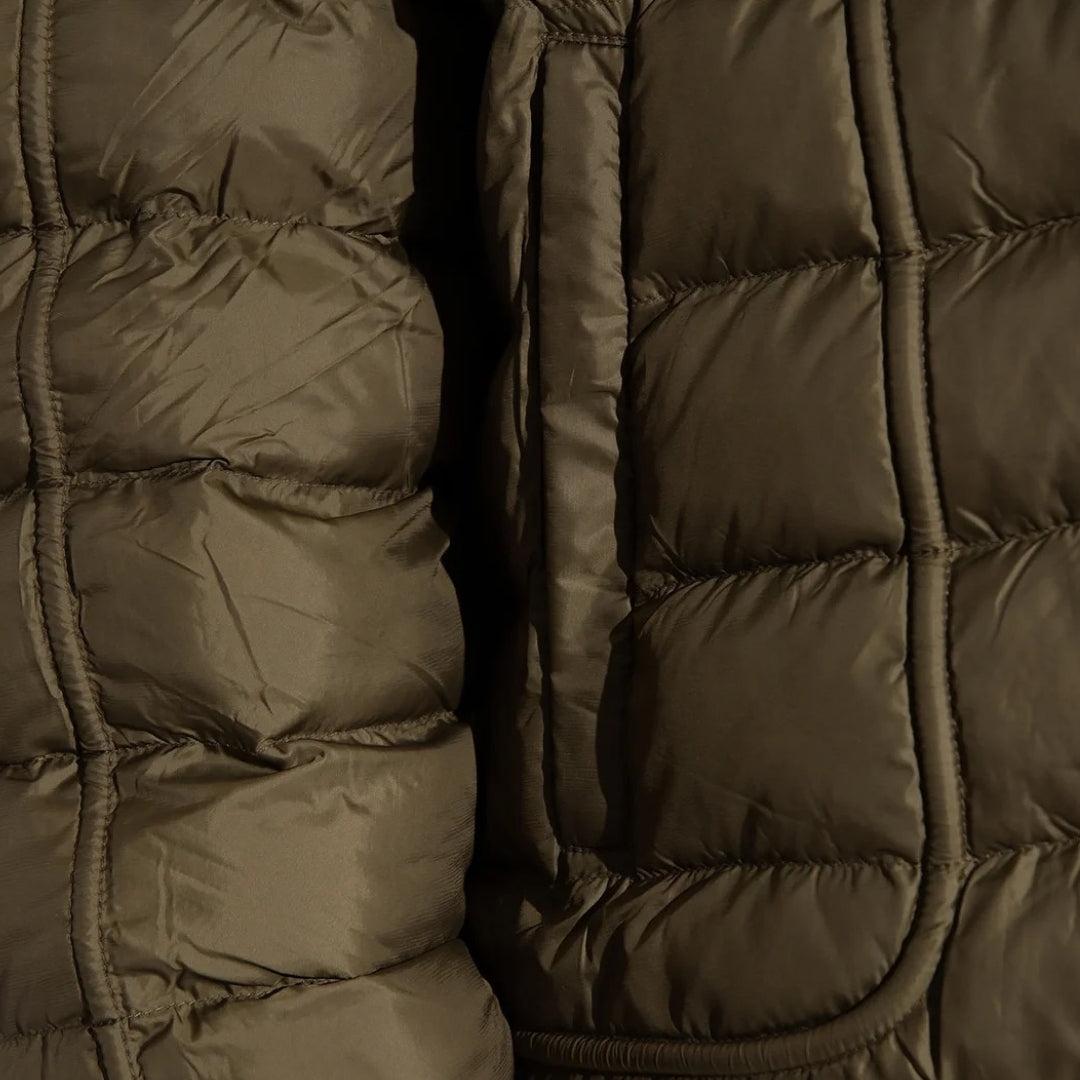 Khaki Green - Pack Shot - Diesel Mens Plain Hooded Jacket