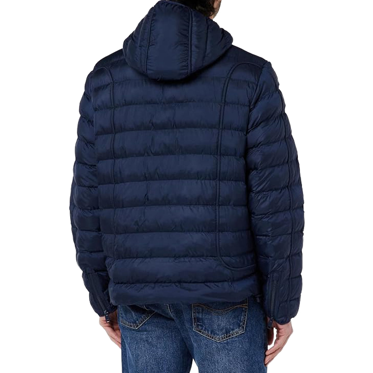 Navy Blue - Lifestyle - Diesel Mens Plain Hooded Jacket