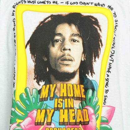 White - Lifestyle - DSquared2 Unisex Adult My Home Is In My Head Bob Marley T-Shirt
