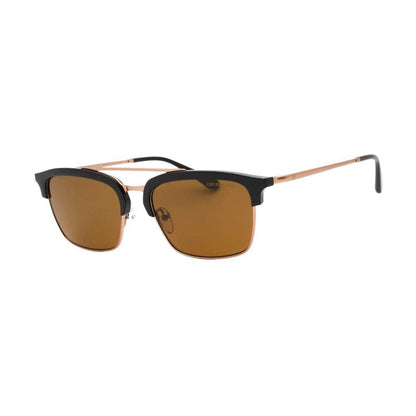Brown - Front - Emporio Armani Mens Square Sunglasses