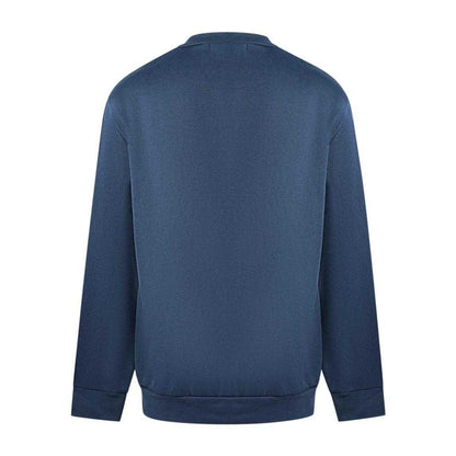 Blue - Back - Cavalli Class Mens Logo Jumper