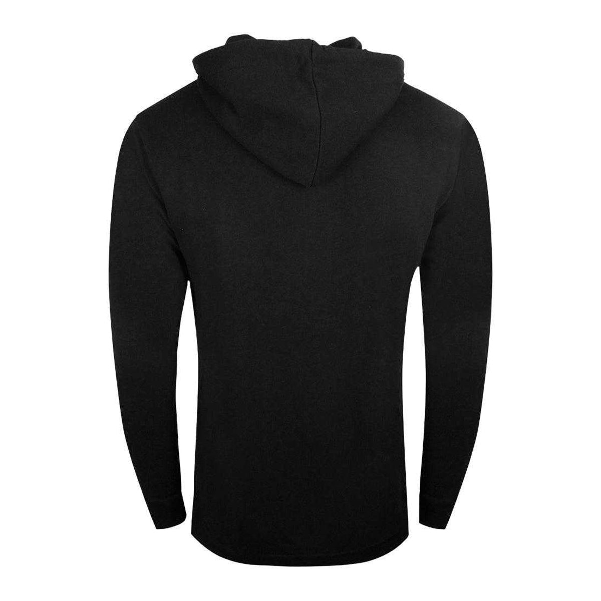 Black - Back - Cavalli Class Mens Tiger Logo Full Zip Hoodie