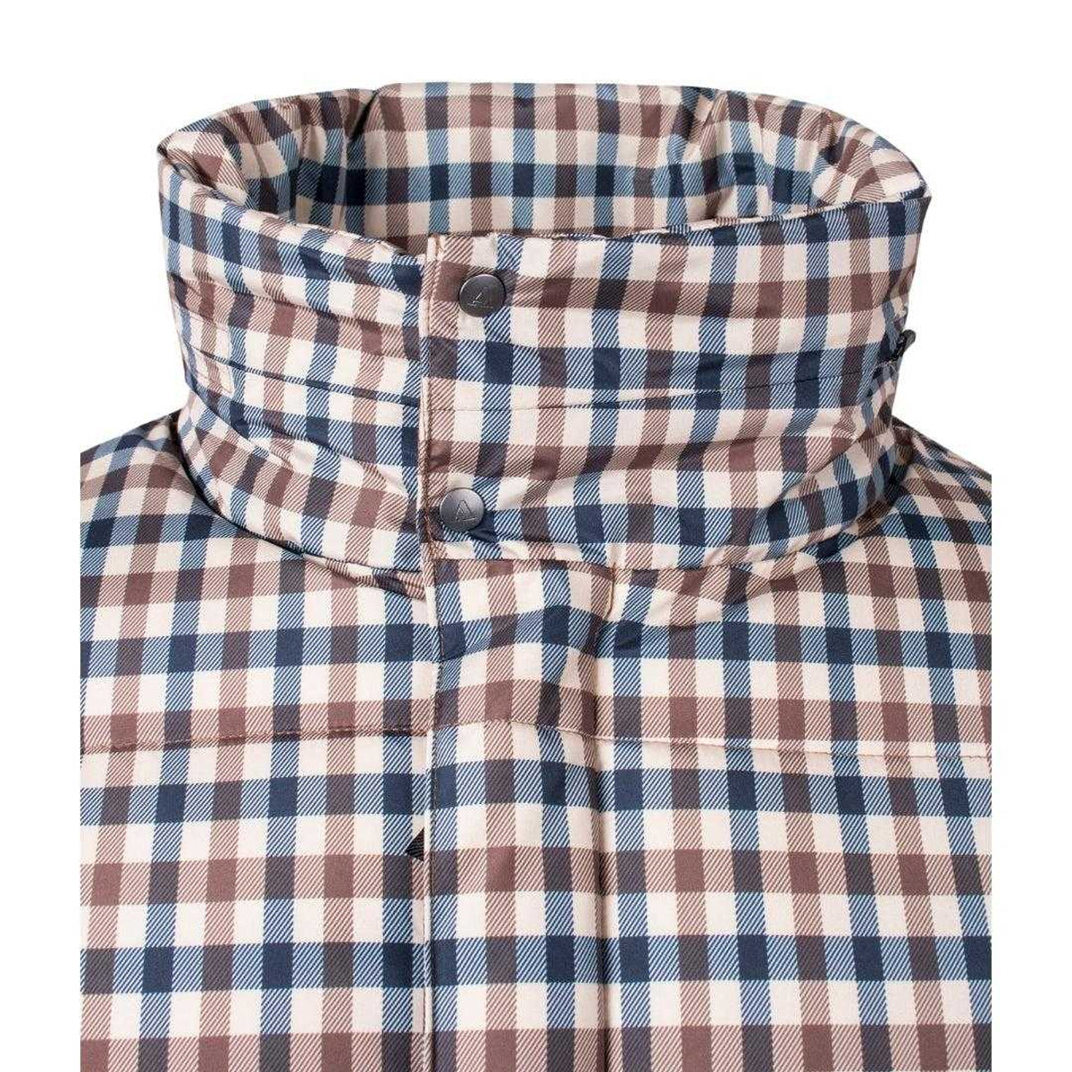 Beige - Lifestyle - Aquascutum Mens Checked Active Puffer Jacket