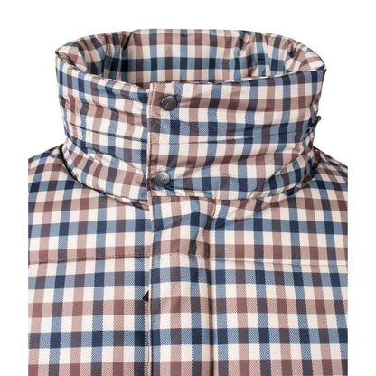 Beige - Lifestyle - Aquascutum Mens Checked Active Puffer Jacket