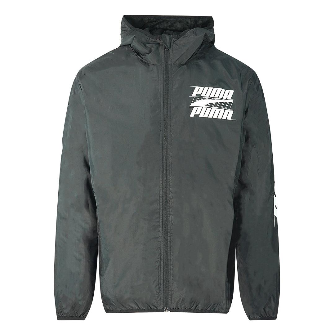 Black - Front - Puma Unisex Adult Rebel Windbreaker