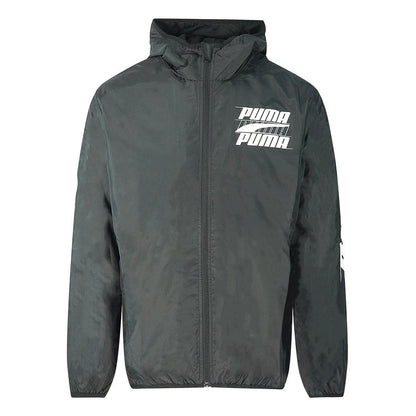 Black - Front - Puma Unisex Adult Rebel Windbreaker