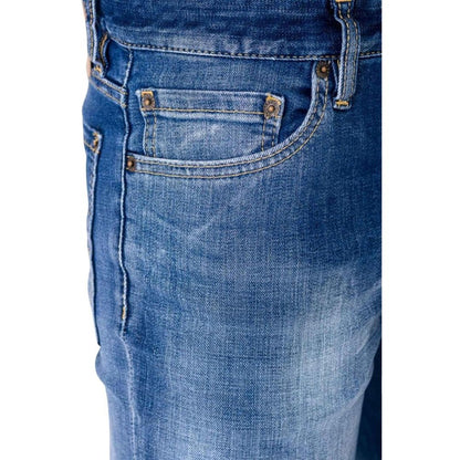 Blue - Lifestyle - DSquared2 Mens Cropped Slim Jeans