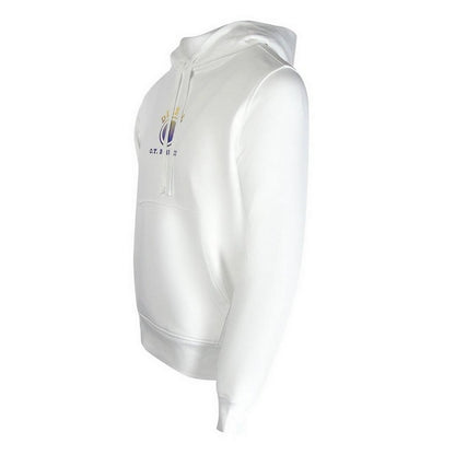 White - Side - Diesel Mens Faded Logo Hoodie