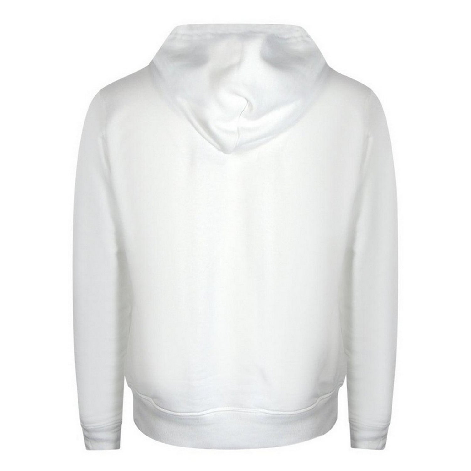 White - Back - Diesel Mens Faded Logo Hoodie