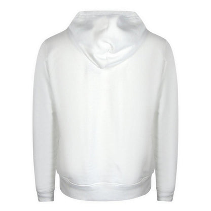 White - Back - Diesel Mens Faded Logo Hoodie