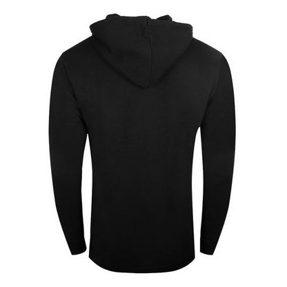 Black - Back - Cavalli Class Mens Tiger Logo Hoodie