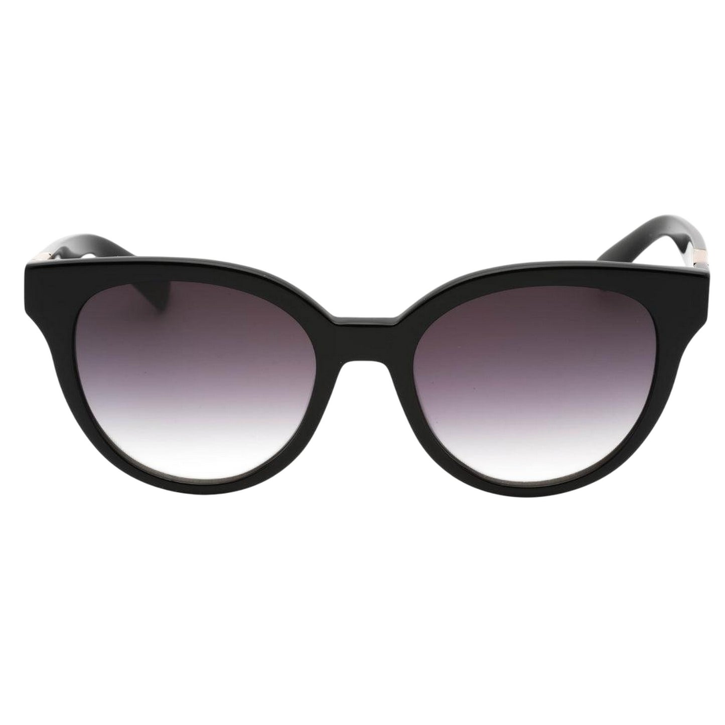 Black - Front - Longchamp Womens-Ladies Round Sunglasses