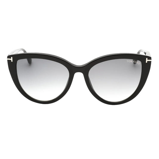 Black - Front - Tom Ford Womens-Ladies Isabella 2 Cat Eye Sunglasses