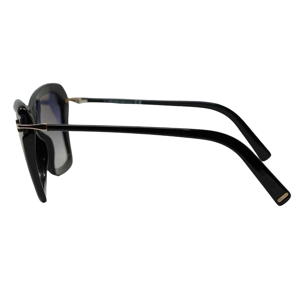 Black - Side - Tom Ford Womens-Ladies Leah Sunglasses