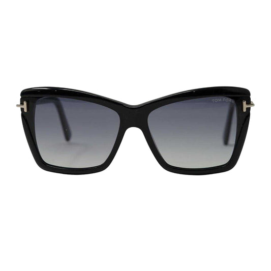 Black - Front - Tom Ford Womens-Ladies Leah Sunglasses