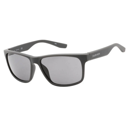 Grey - Back - Calvin Klein Mens Rectangular Sunglasses