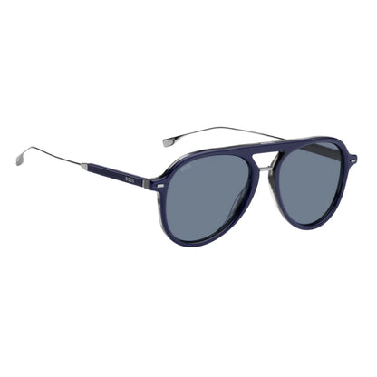 Blue - Back - Hugo Boss Mens 1356 0KB7 Z1 Sunglasses