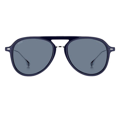 Blue - Front - Hugo Boss Mens 1356 0KB7 Z1 Sunglasses