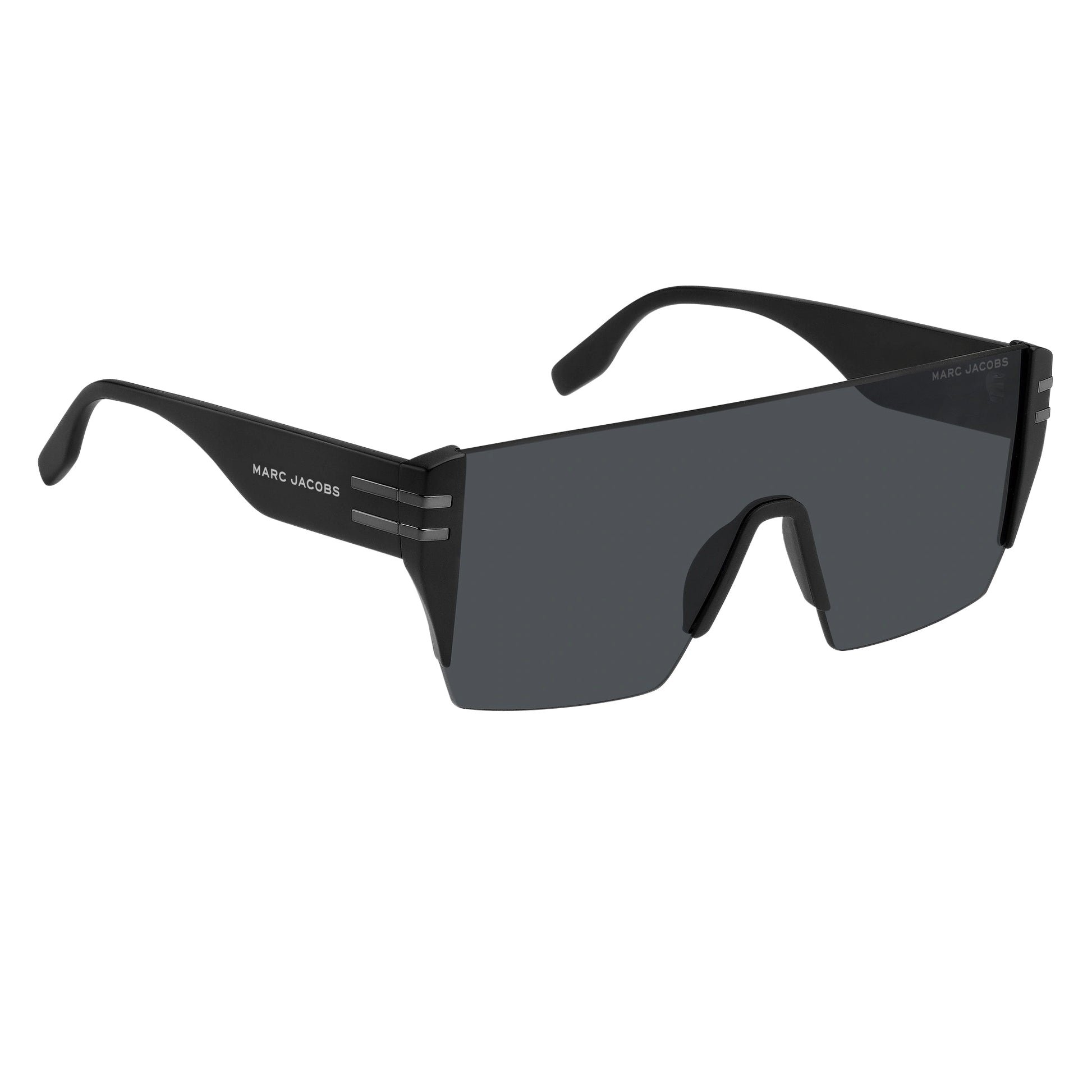 Black - Side - Marc Jacob Mens Shield Sunglasses
