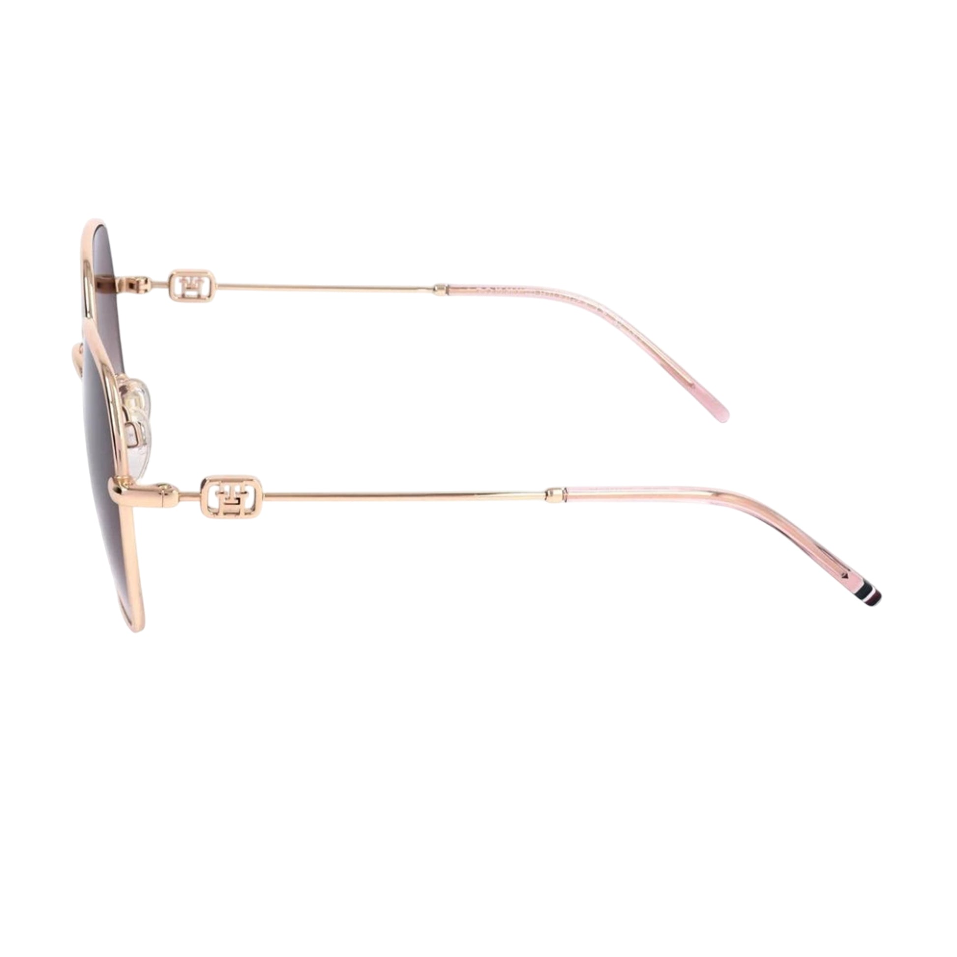 Brown - Side - Tommy Hilfiger Womens-Ladies Gradient Sunglasses