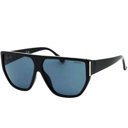 Shiny Black - Back - Guess Mens Smoke Sunglasses