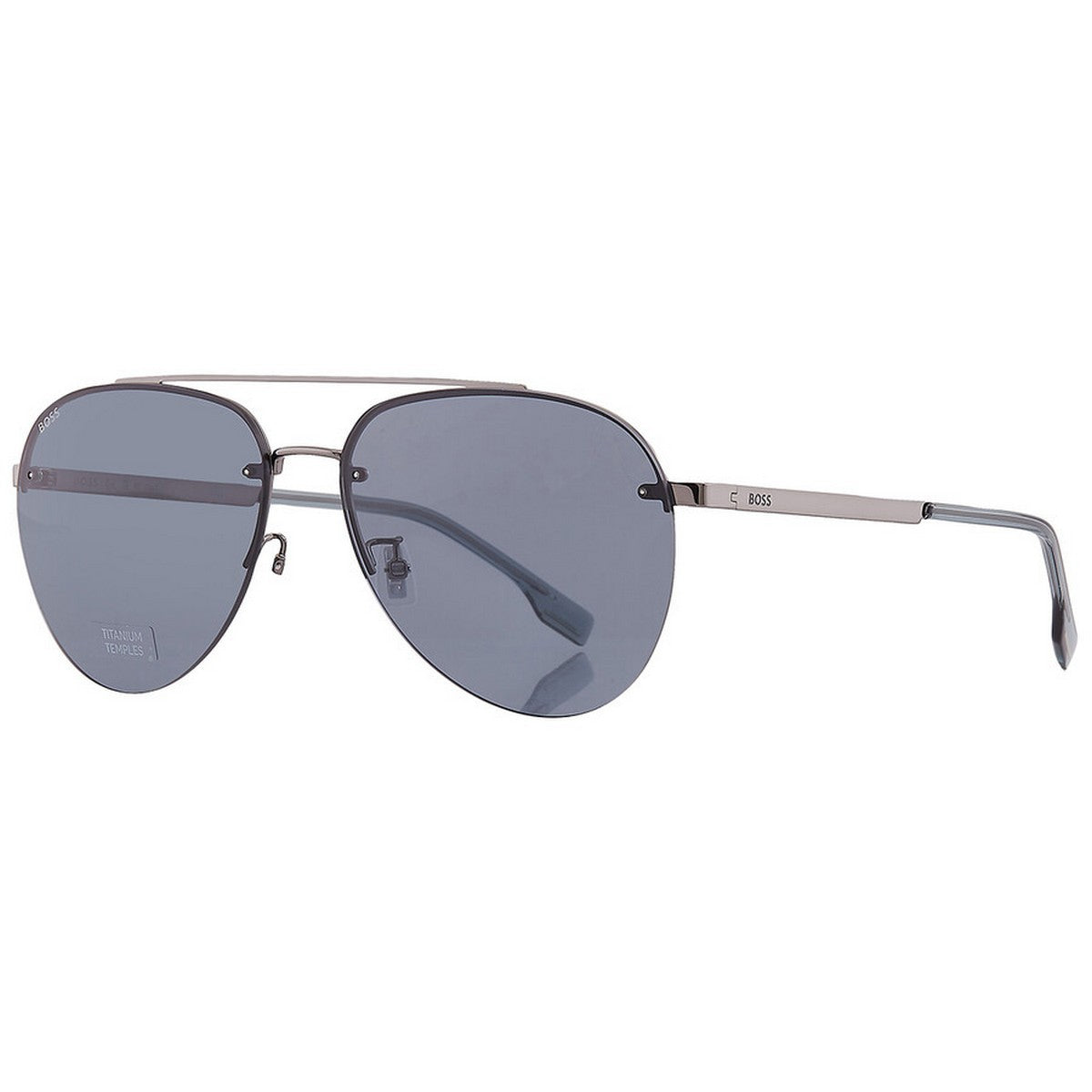 Dark Ruthenium-Grey - Back - Hugo Boss Mens 1537-F-SK 06LB IR Sunglasses