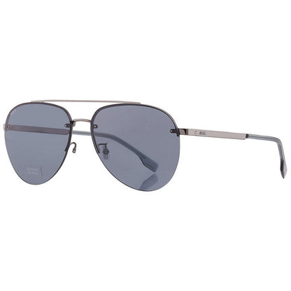Dark Ruthenium-Grey - Back - Hugo Boss Mens 1537-F-SK 06LB IR Sunglasses