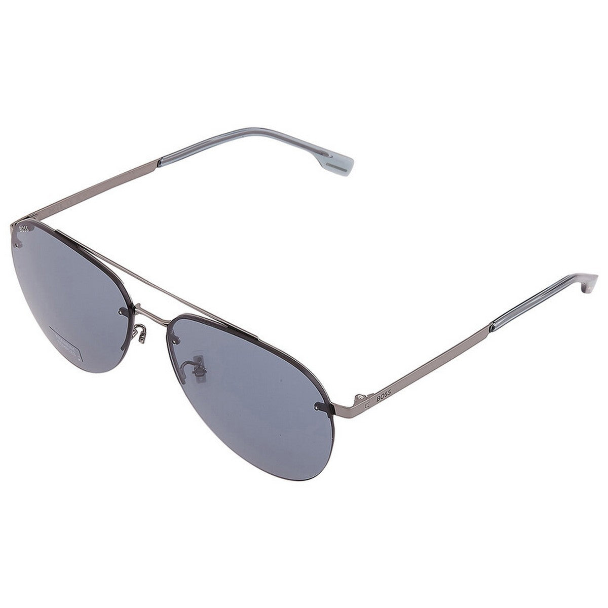 Dark Ruthenium-Grey - Side - Hugo Boss Mens 1537-F-SK 06LB IR Sunglasses