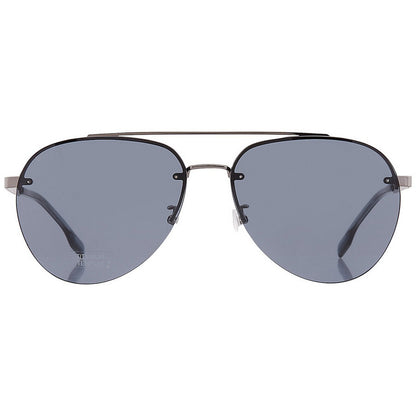 Dark Ruthenium-Grey - Front - Hugo Boss Mens 1537-F-SK 06LB IR Sunglasses